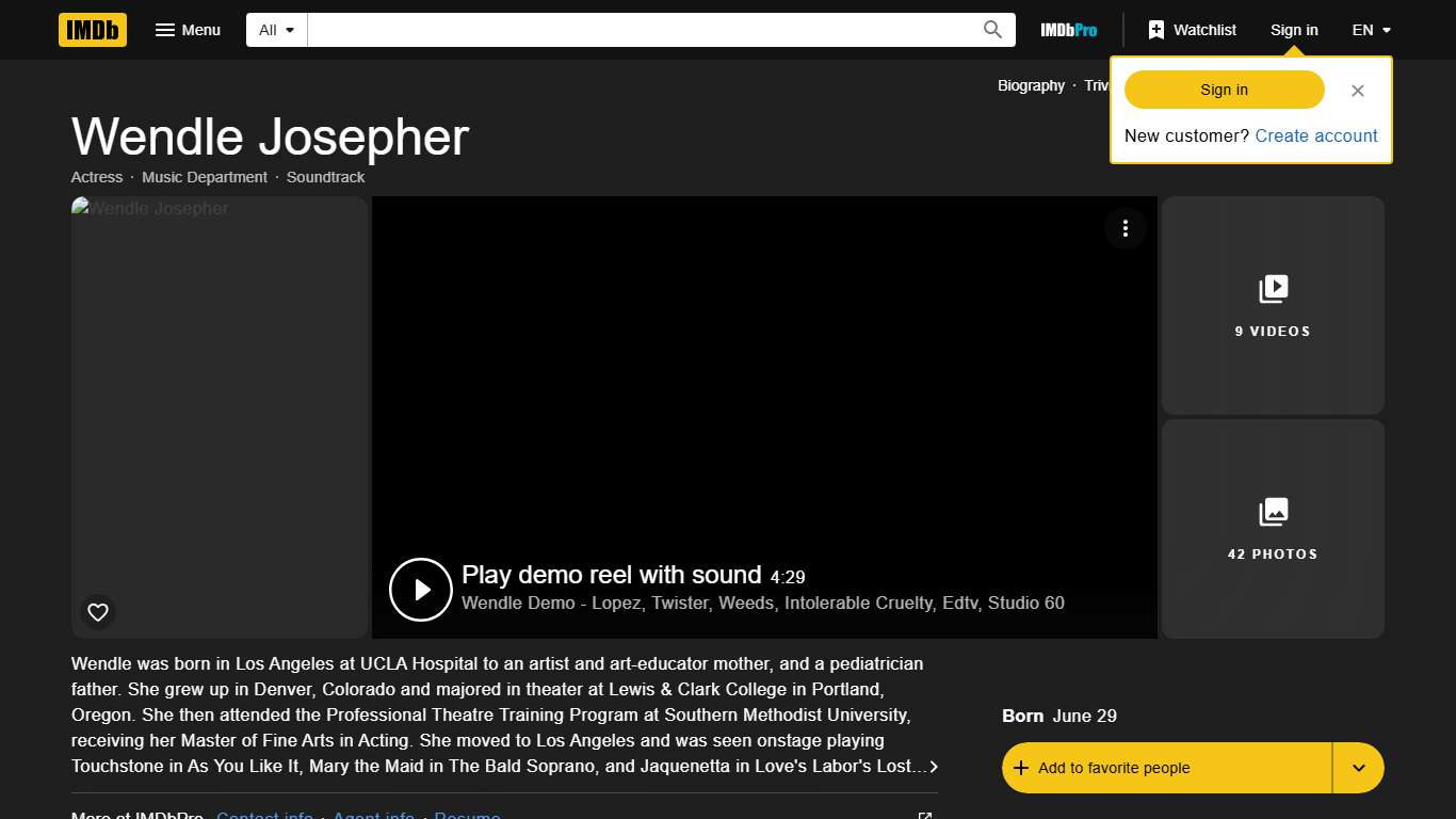 Wendle Josepher - IMDb